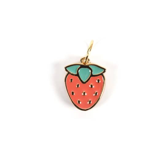 Scented Strawberry Charm by Bead Landing&#x2122;